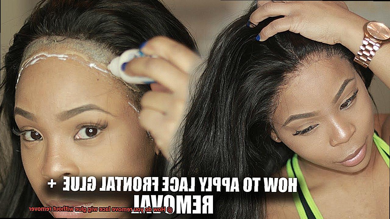 How do you remove lace wig glue without remover-2