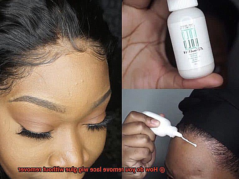 How do you remove lace wig glue without remover-3