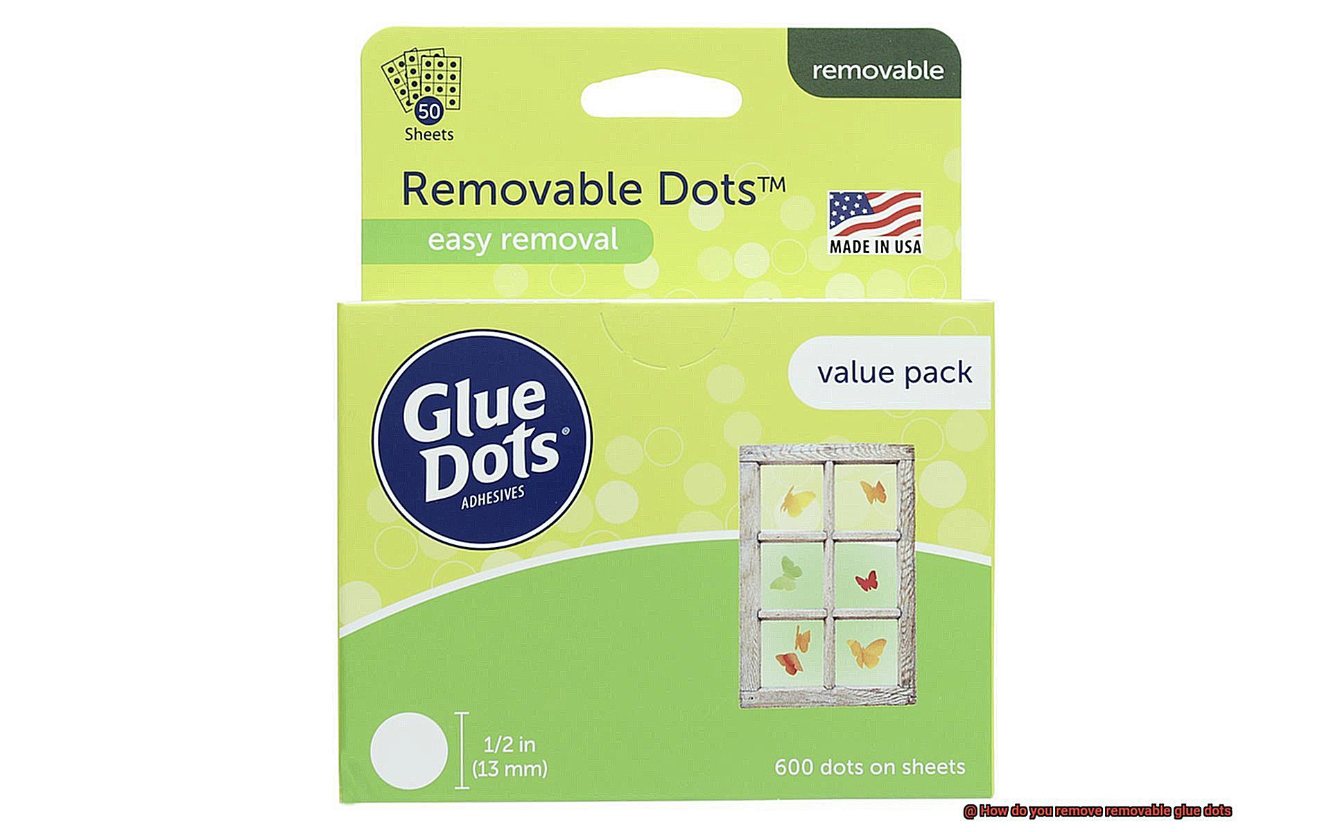 How do you remove removable glue dots-4