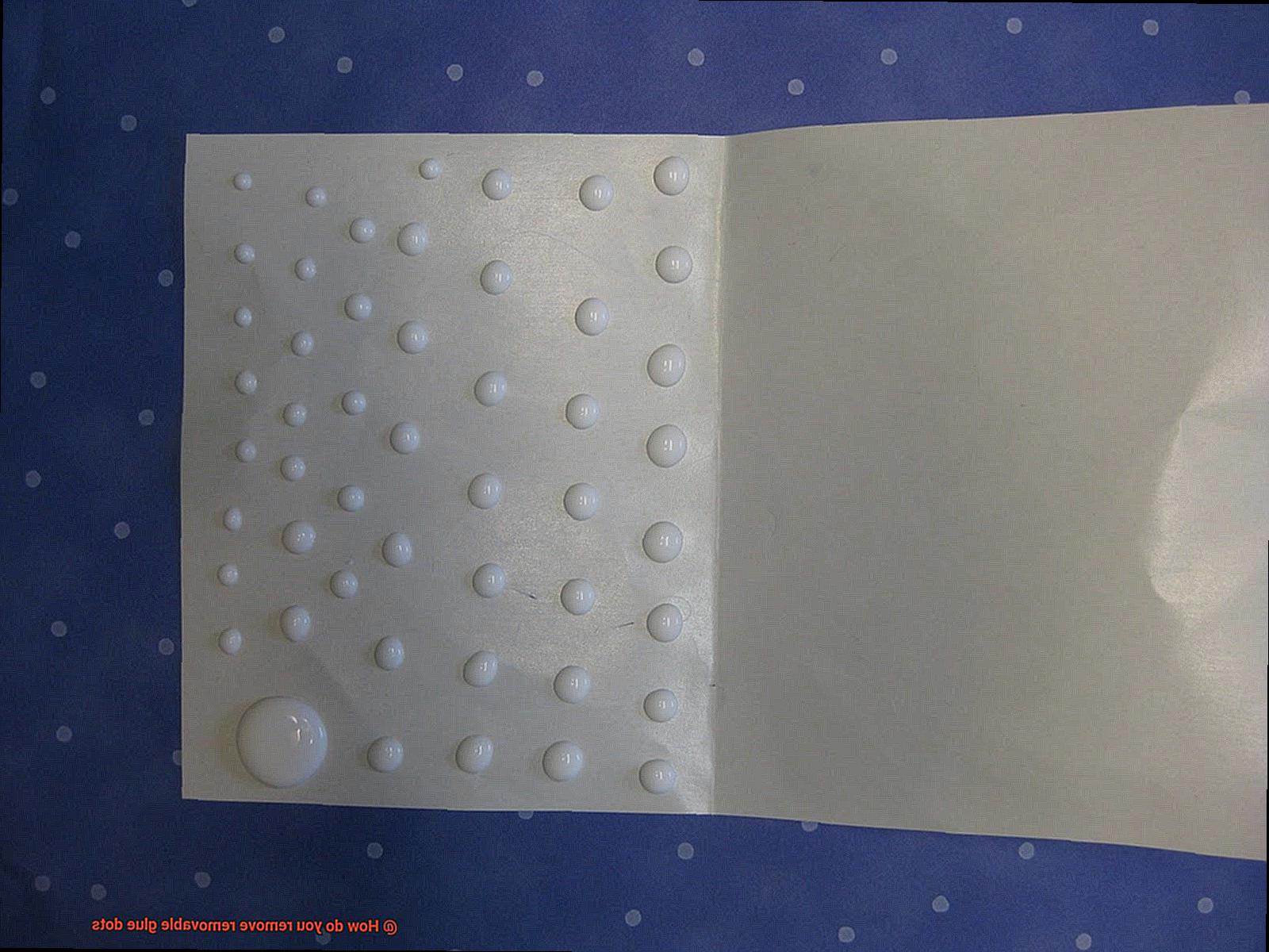 How do you remove removable glue dots-5