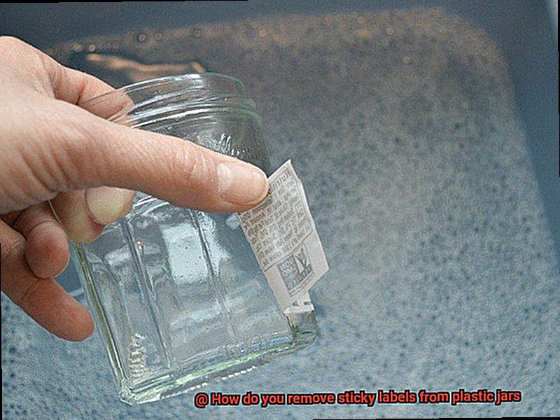 How do you remove sticky labels from plastic jars-2