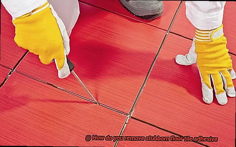 How do you remove stubborn floor tile adhesive? Glue Things