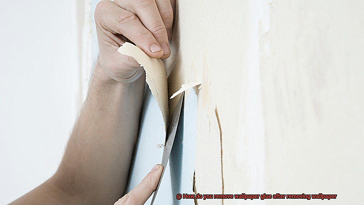 How do you remove wallpaper glue after removing wallpaper-2