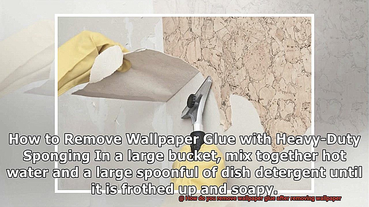 How do you remove wallpaper glue after removing wallpaper-4