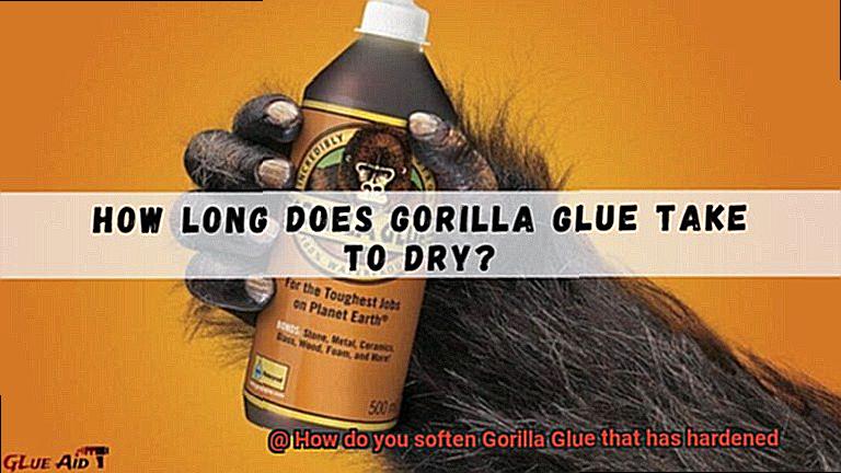 How do you soften Gorilla Glue that has hardened-5