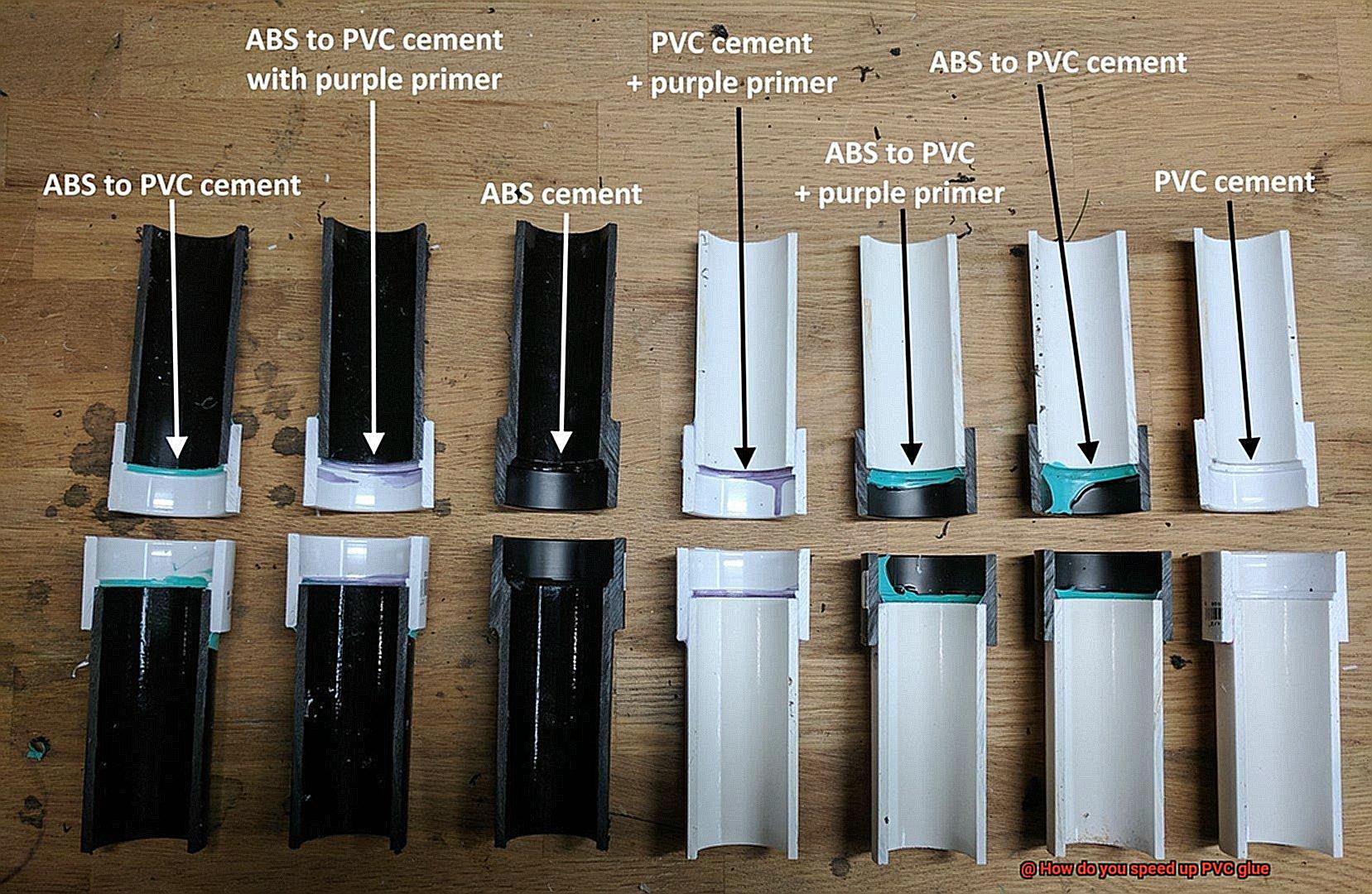 How do you speed up PVC glue-3