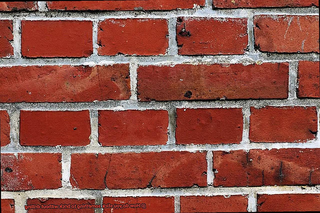 How do you stick something to brick without drilling-5