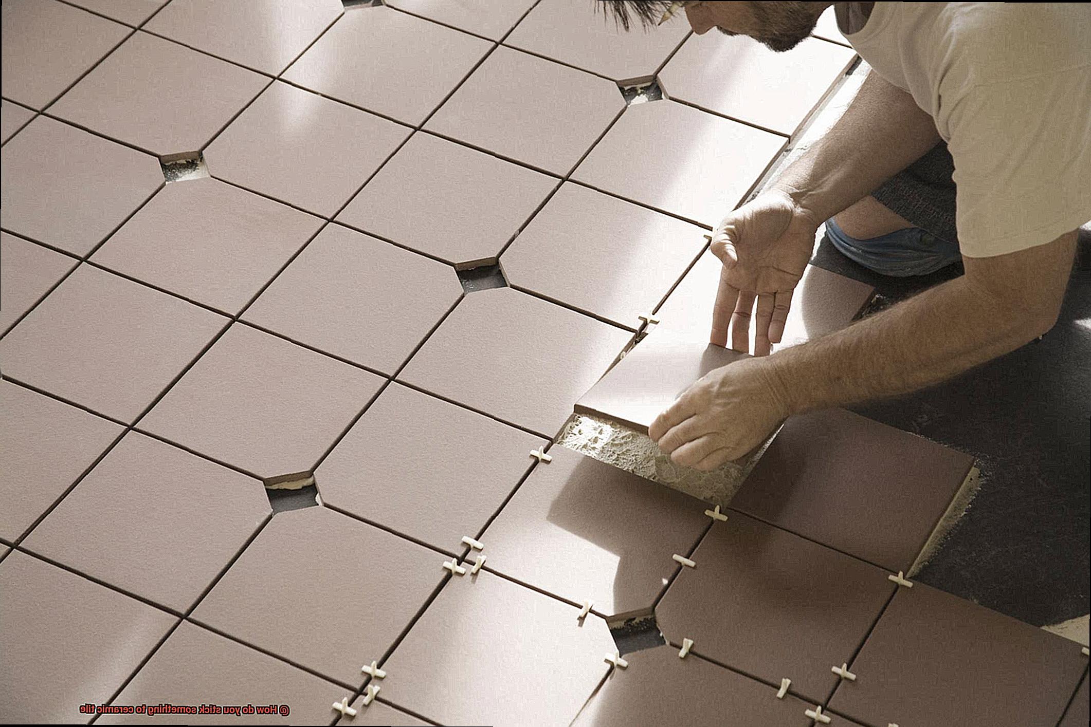 How do you stick something to ceramic tile-2