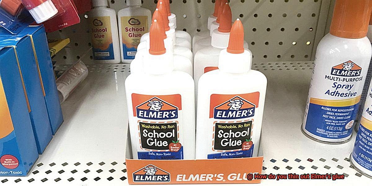 How do you thin out Elmer's glue-2