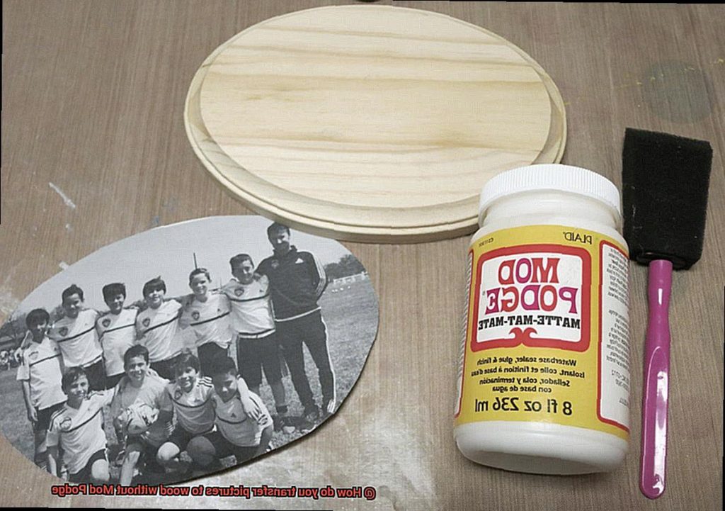 How do you transfer pictures to wood without Mod Podge? Glue Things