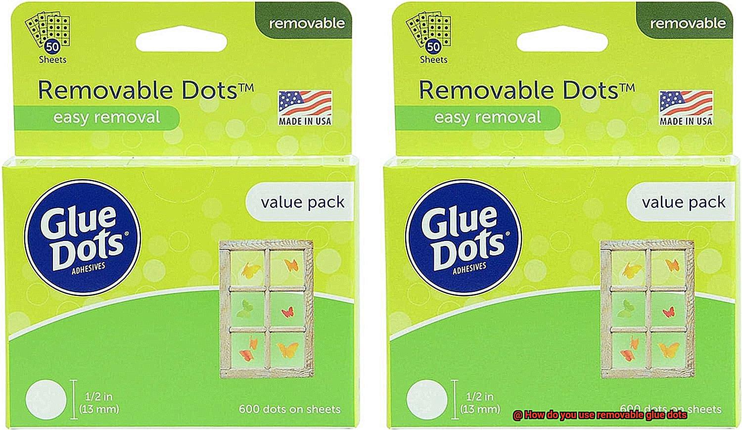 How do you use removable glue dots-2