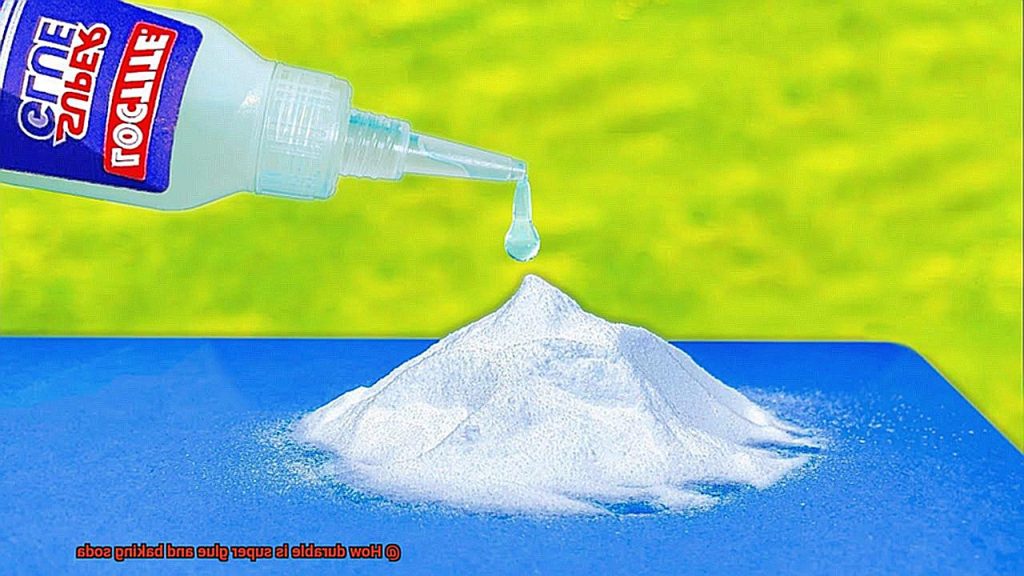 How durable is super glue and baking soda? Glue Things