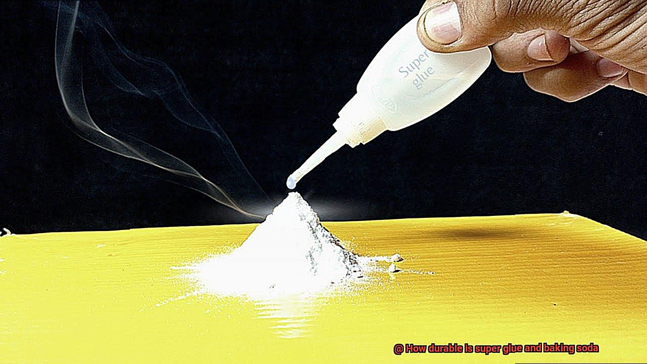 How durable is super glue and baking soda-3