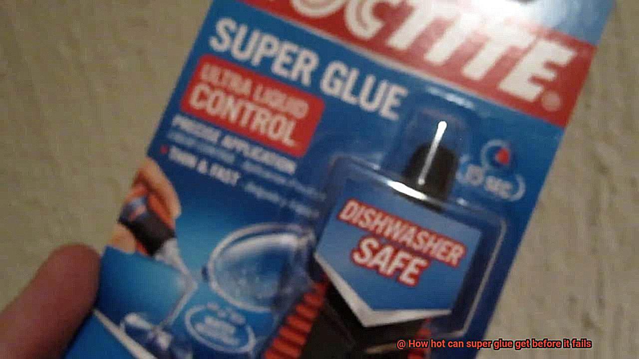 How hot can super glue get before it fails-3