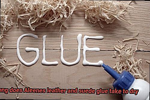 How long does Aleenes leather and suede glue take to dry-3