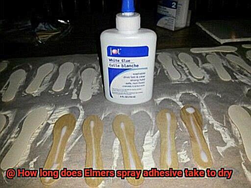 How long does Elmers spray adhesive take to dry-3