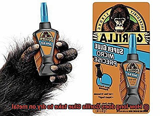 How long does Gorilla Glue take to dry on metal-3