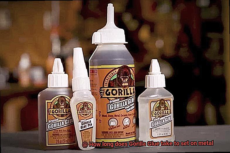 How long does Gorilla Glue take to set on metal-6