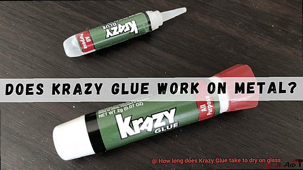 How long does Krazy Glue take to dry on glass-2