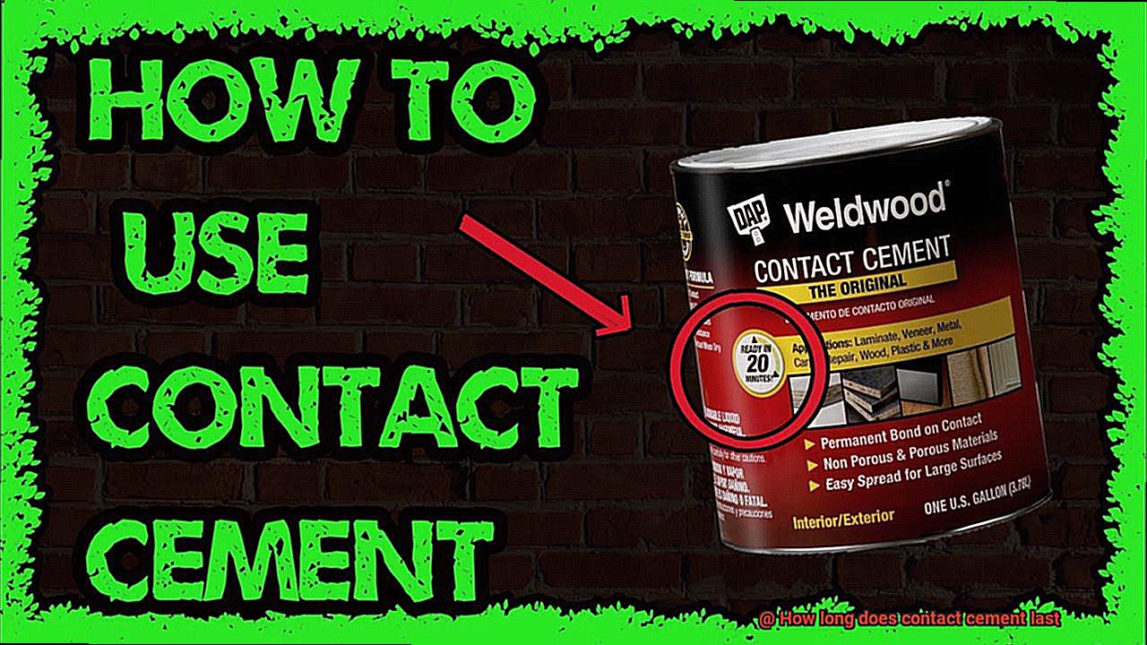 How long does contact cement last-5