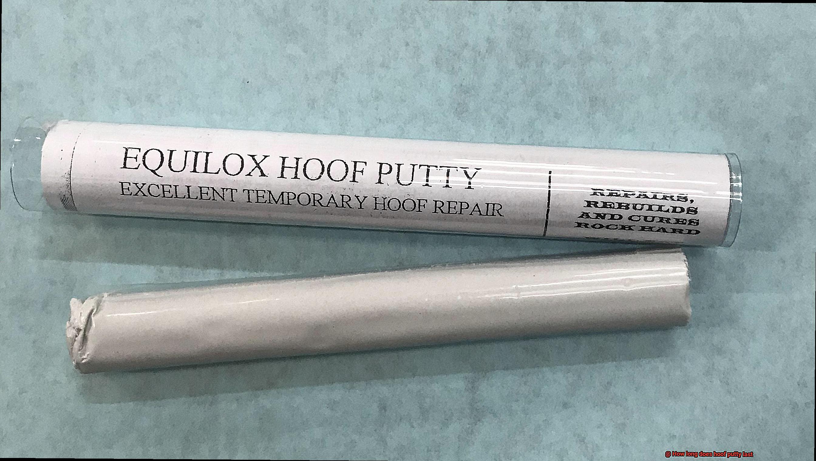 How long does hoof putty last-2
