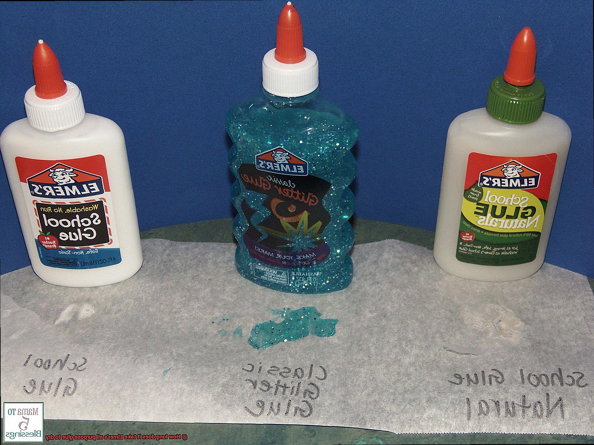 How long does it take Elmer’s all purpose glue to dry? - Glue Things