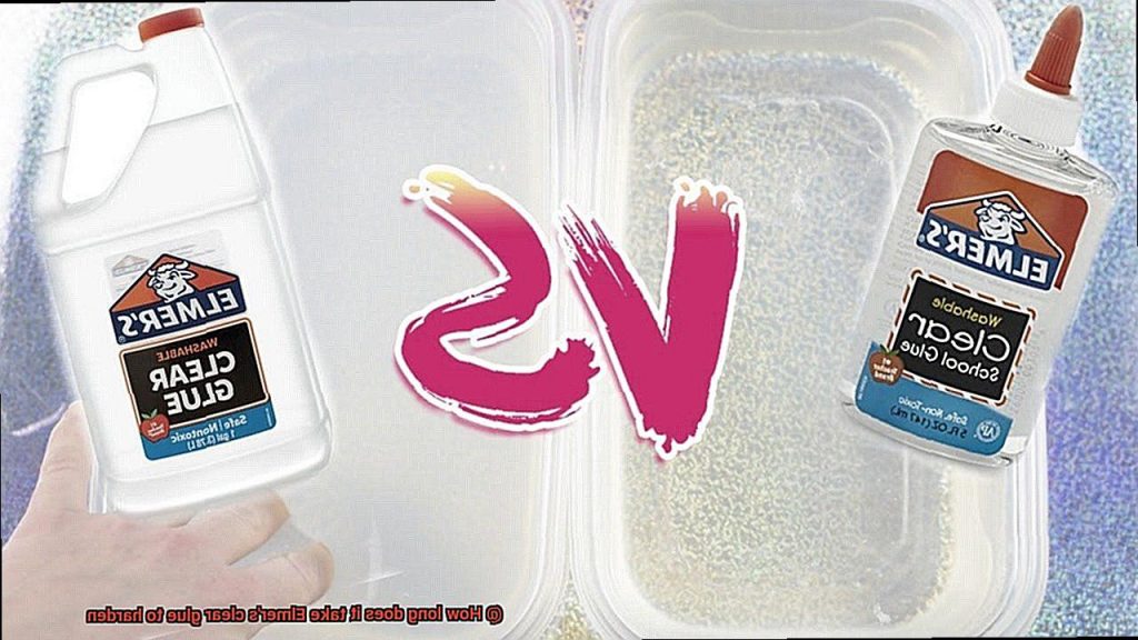 How long does it take Elmer’s clear glue to harden? Glue Things