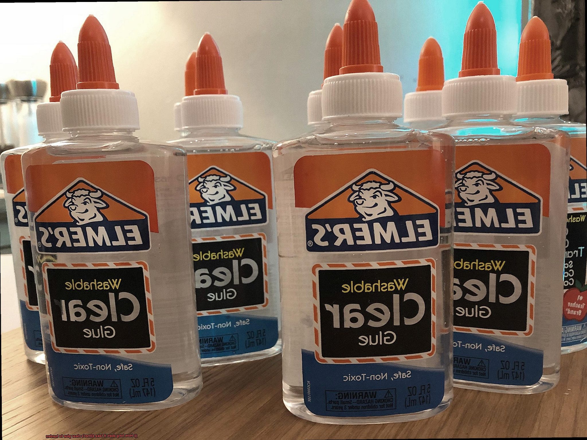 How long does it take for Elmers clear glue to dry in a vase? Glue Things