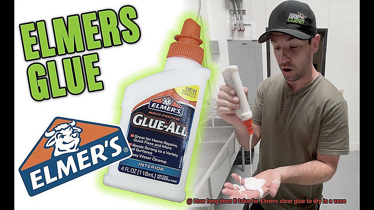 How long does it take for Elmers clear glue to dry in a vase-3