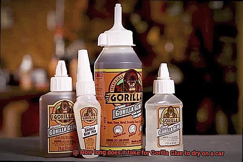 How long does it take for Gorilla Glue to dry on a car-2