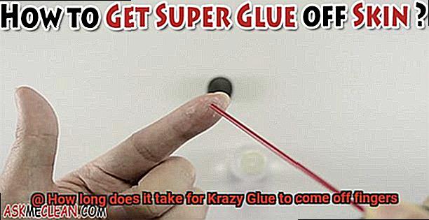 How long does it take for Krazy Glue to come off fingers-4