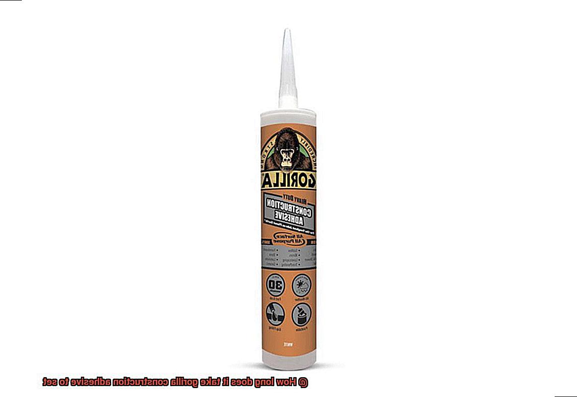 How long does it take gorilla construction adhesive to set-4