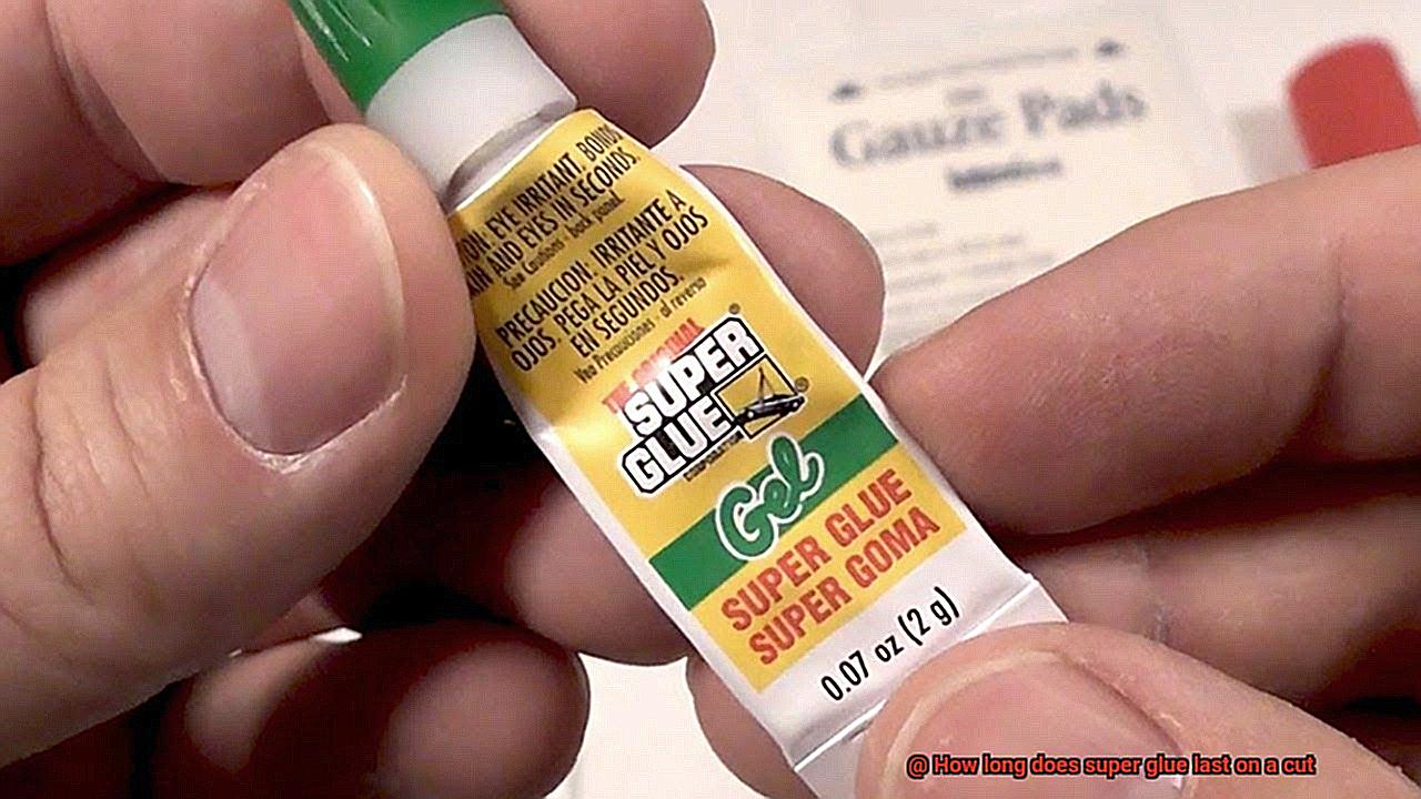 How long does super glue last on a cut-6