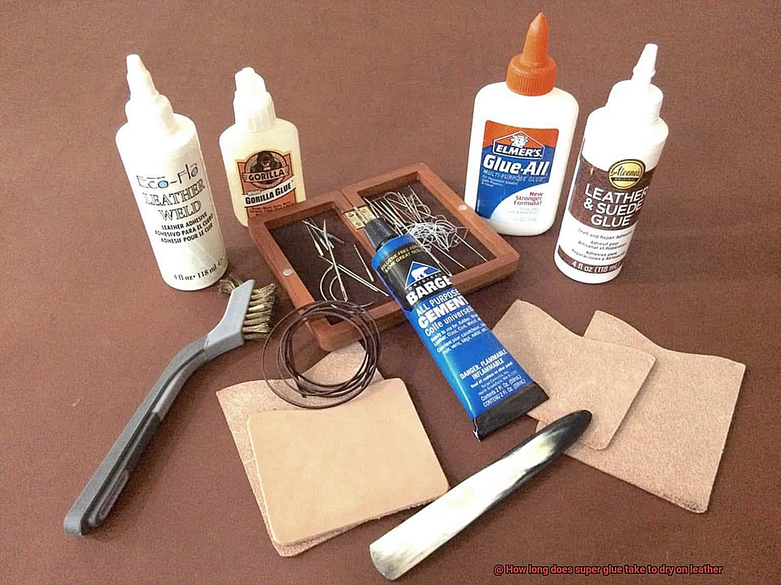 How long does super glue take to dry on leather-2