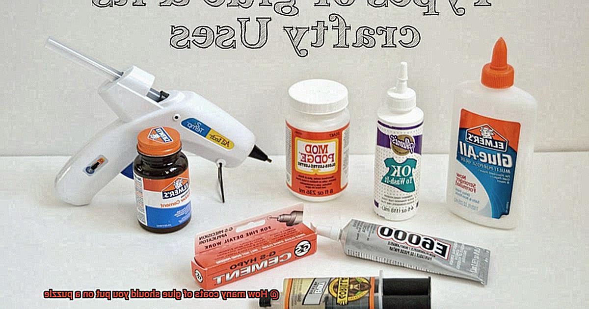 How many coats of glue should you put on a puzzle-5