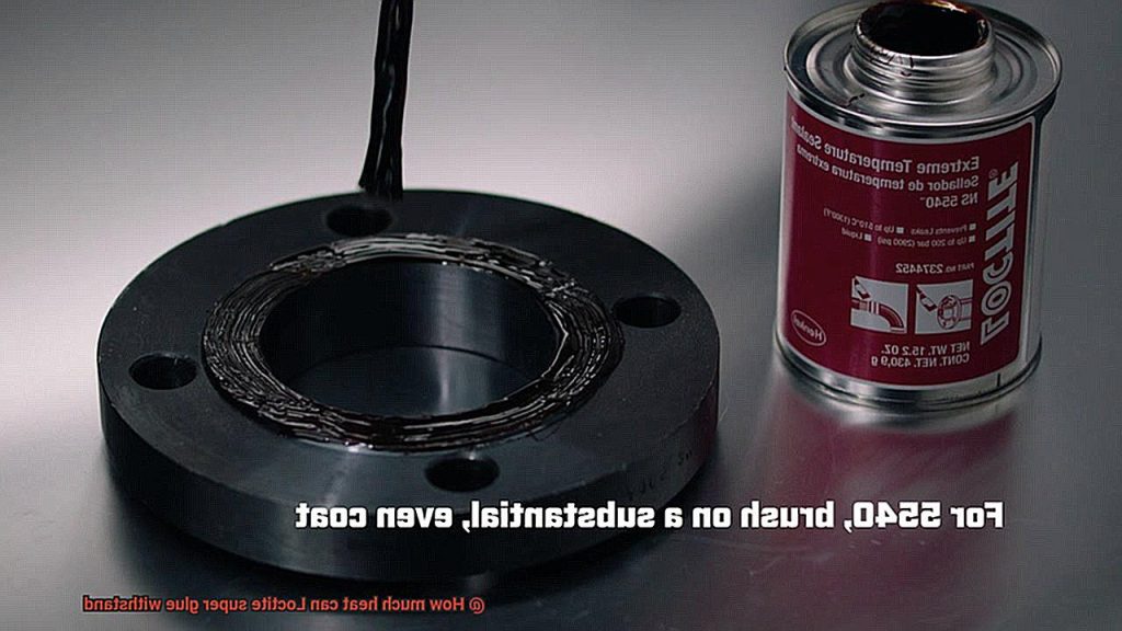 How much heat can Loctite super glue withstand? Glue Things