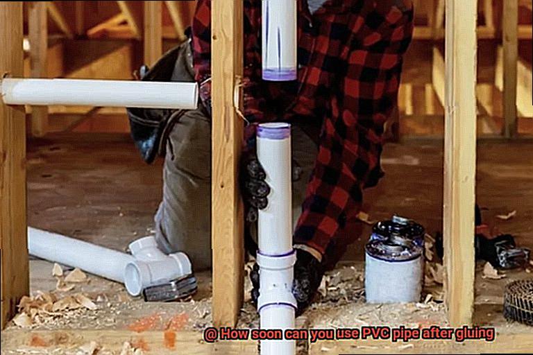 How soon can you use PVC pipe after gluing-5