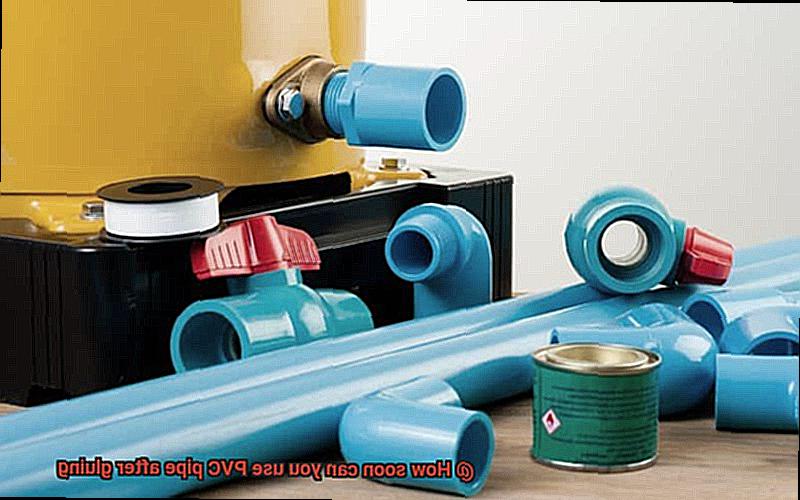 How soon can you use PVC pipe after gluing-2