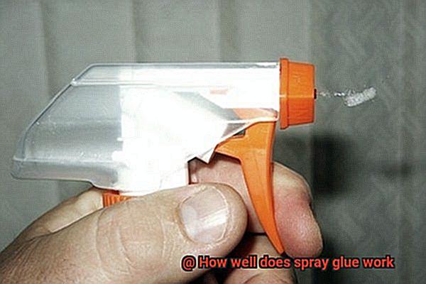 How well does spray glue work-2