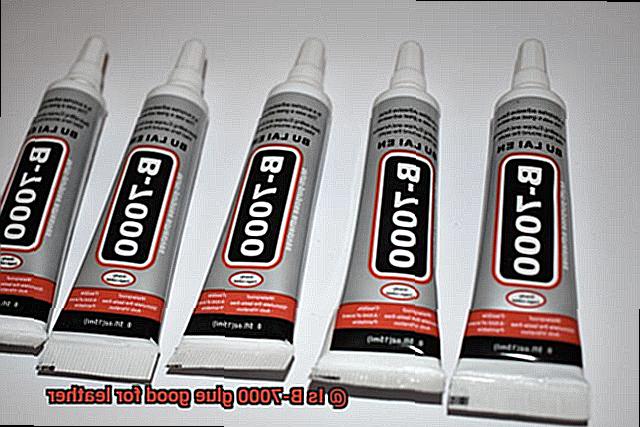 Is B-7000 glue good for leather-4