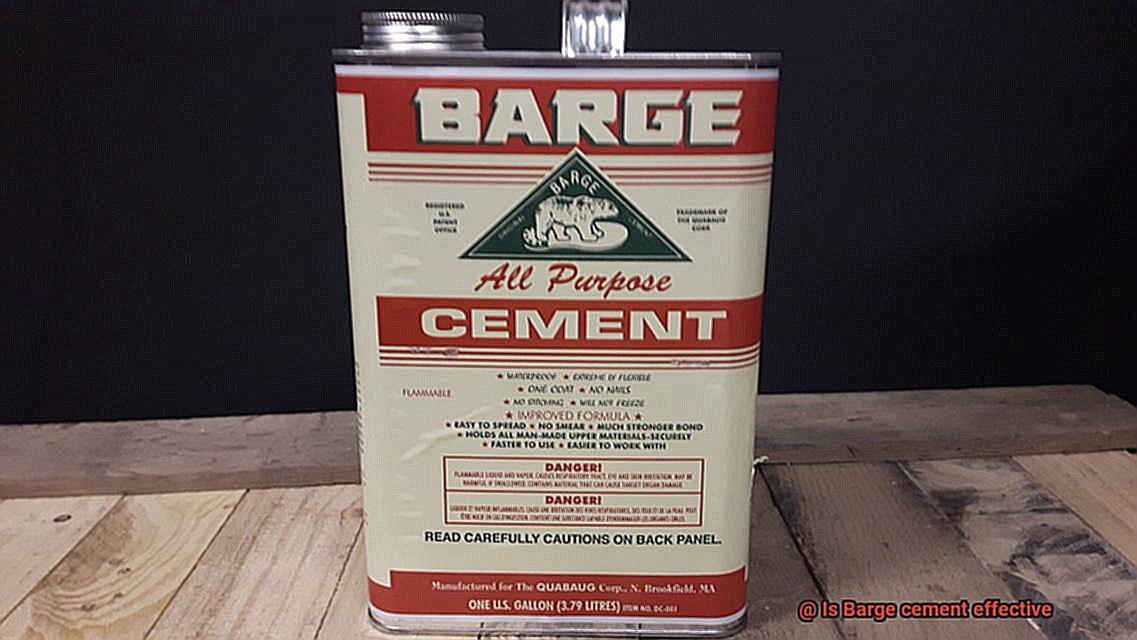 Is Barge cement effective-4