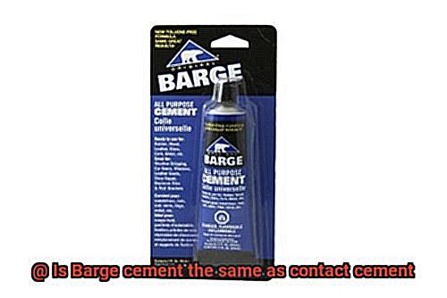 Is Barge cement the same as contact cement-2