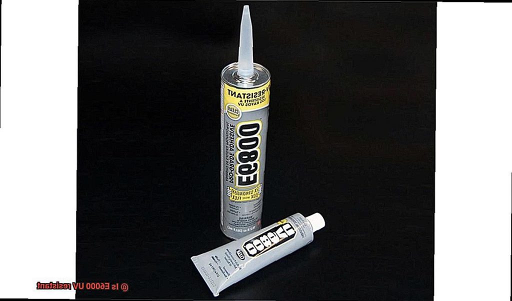 Is E6000 UV resistant? Glue Things
