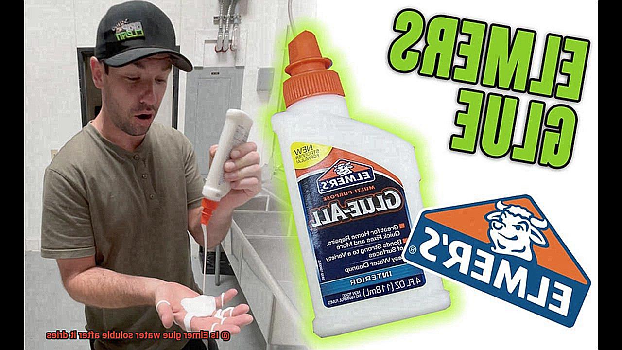 Is Elmer glue water soluble after it dries-3