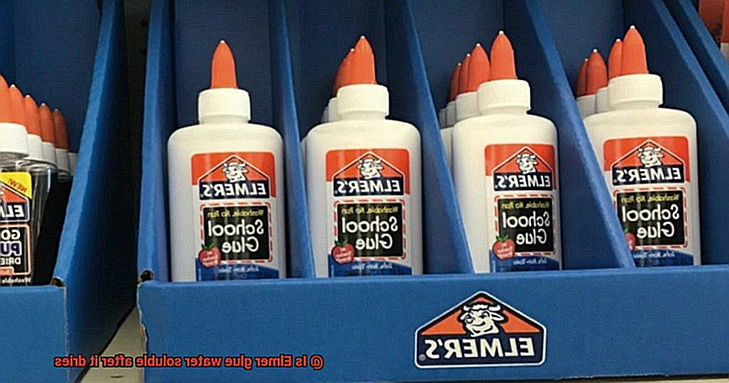 Is Elmer glue water soluble after it dries-2