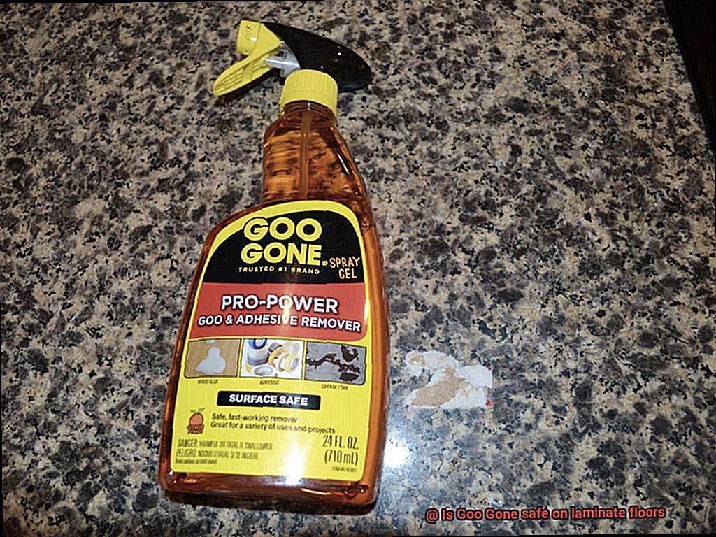 Is Goo Gone safe on laminate floors-2