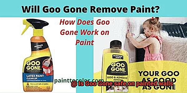 Is Goo Gone safe on painted walls-7
