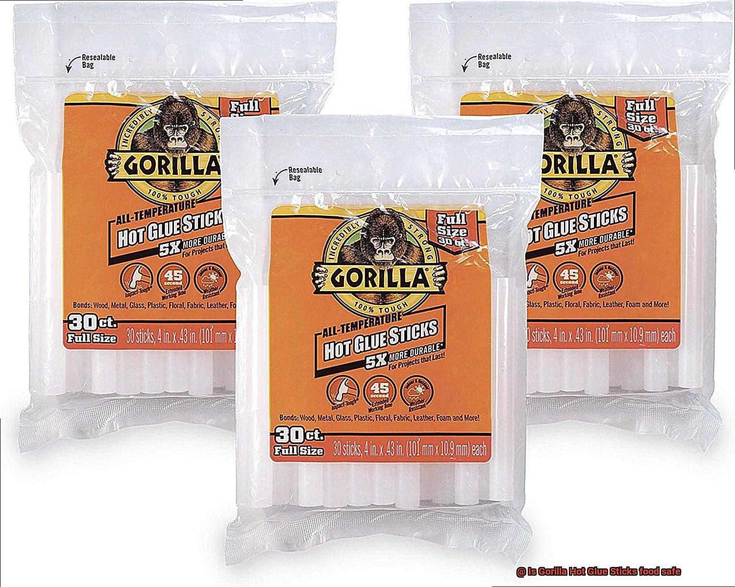 Is Gorilla Hot Glue Sticks food safe-2