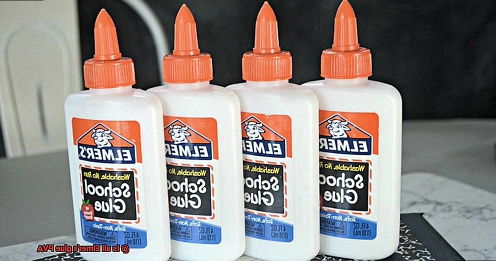Is all Elmer’s glue PVA? Glue Things