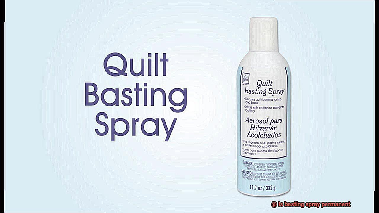 Is basting spray permanent-2